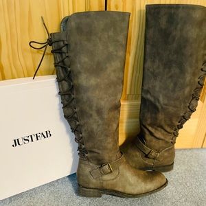 Taupe Tall Boots